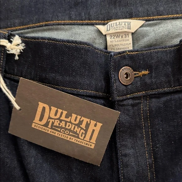 Duluth Trading Co Women's Midnight Straight Leg Jeans - Picture 2 of 5